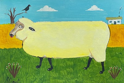 Lot 53 - Stephen CAMPS aka Scamps (Cornish Naïve School, 1957)