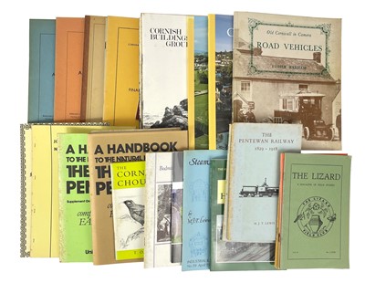 Lot 487 - (Cornwall interest) Journals, Reports and Booklets.