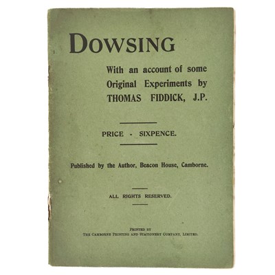Lot 3 - (Mining and Dowsing) FIDDICK, Thomas.