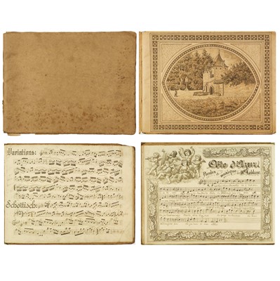 Lot 36 - (Penmanship and French songs)