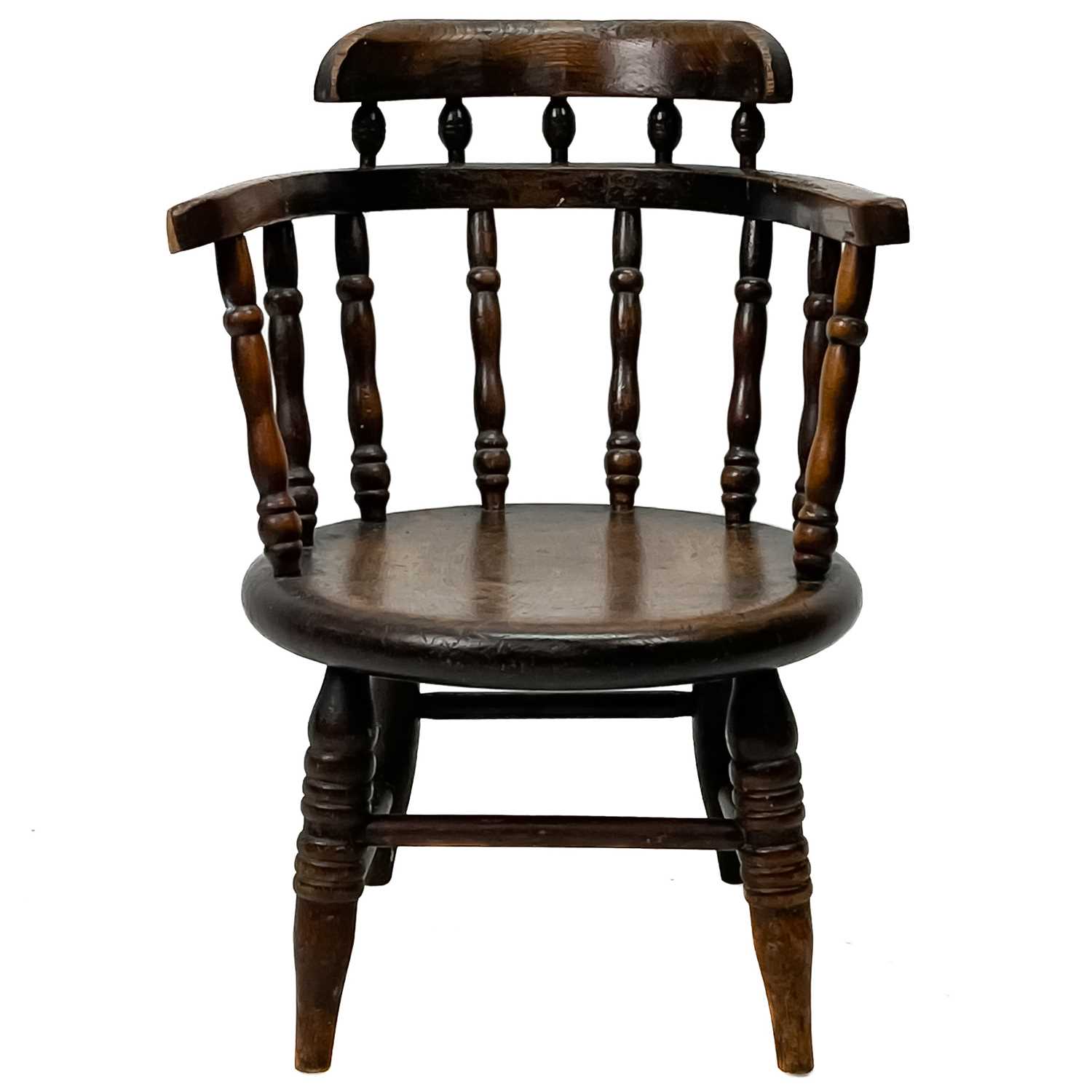 Lot 2 - A Victorian ash child's chair.