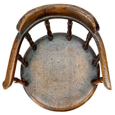 Lot 2 - A Victorian ash child's chair.