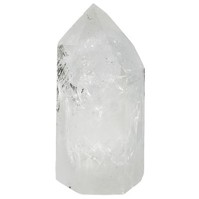 Lot 29 - A large hexagonal clear quartz obelisk.