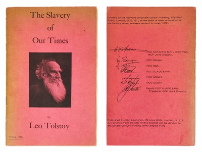 Lot 435 - TOLSTOY, Leo