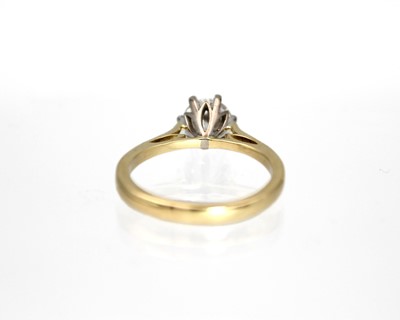 Lot 265 - A 1.07ct laboratory grown diamond solitaire 18ct ring with IGI certificate.