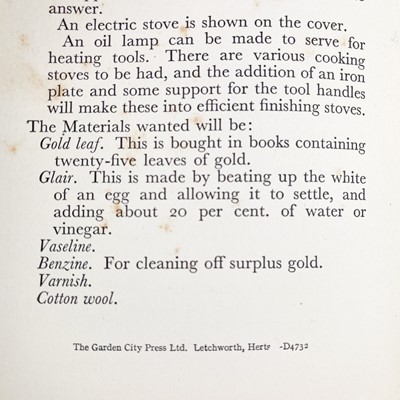Lot 14 - (Book binding) COCKERELL, Douglas.