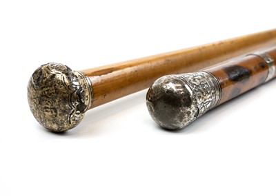 Lot 284 - A Victorian Malacca cane.