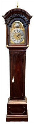 Lot 2919 - A mahogany longcase clock in early Georgian...