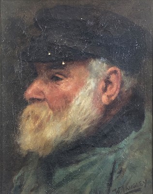 Lot 500 - Walter LANGLEY (1852-1922) A Cornish Fisherman...