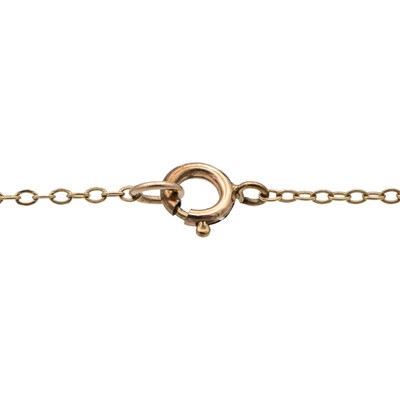 Lot 45 - Two cultured pearl necklaces, one with an amber drop.