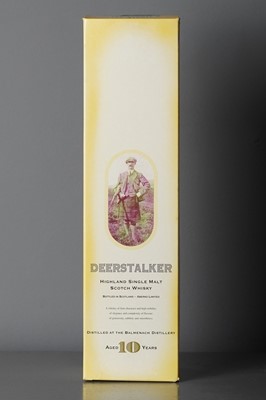 Lot 35 - Longrow 1992 Blackadder Natural Strength Single Campbeltown Malt Whisky and Deerstalker 10 Year Old