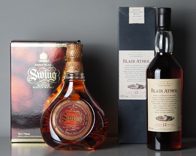 Lot 72 - Blair Athol 12 Year Old & Johnnie Walker Swing
