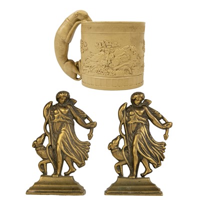Lot 169 - A Victorian felspathic stoneware mug.