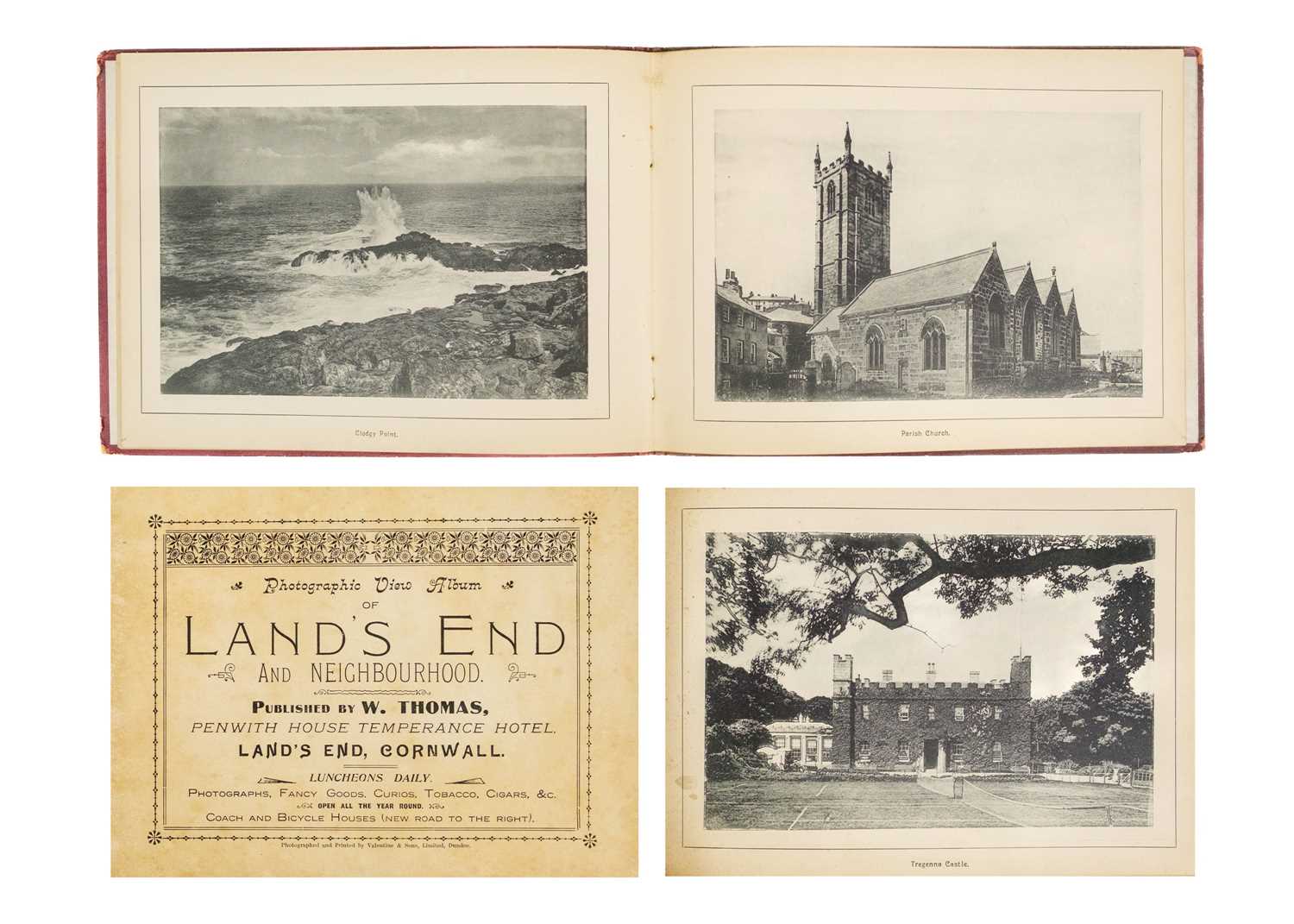 Lot 1 - Five early 20th century photographic view albums.
