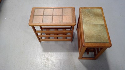 Lot 111 - Two Mid-Century, Coffee / Magazine Rack Tables....