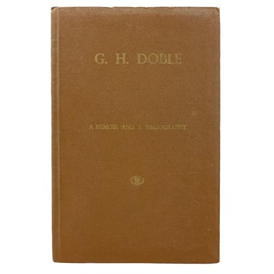 Lot 13 - DOBLE, G.H.