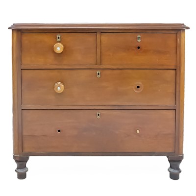 Lot 23 - A Victorian mahogany chest of drawers.