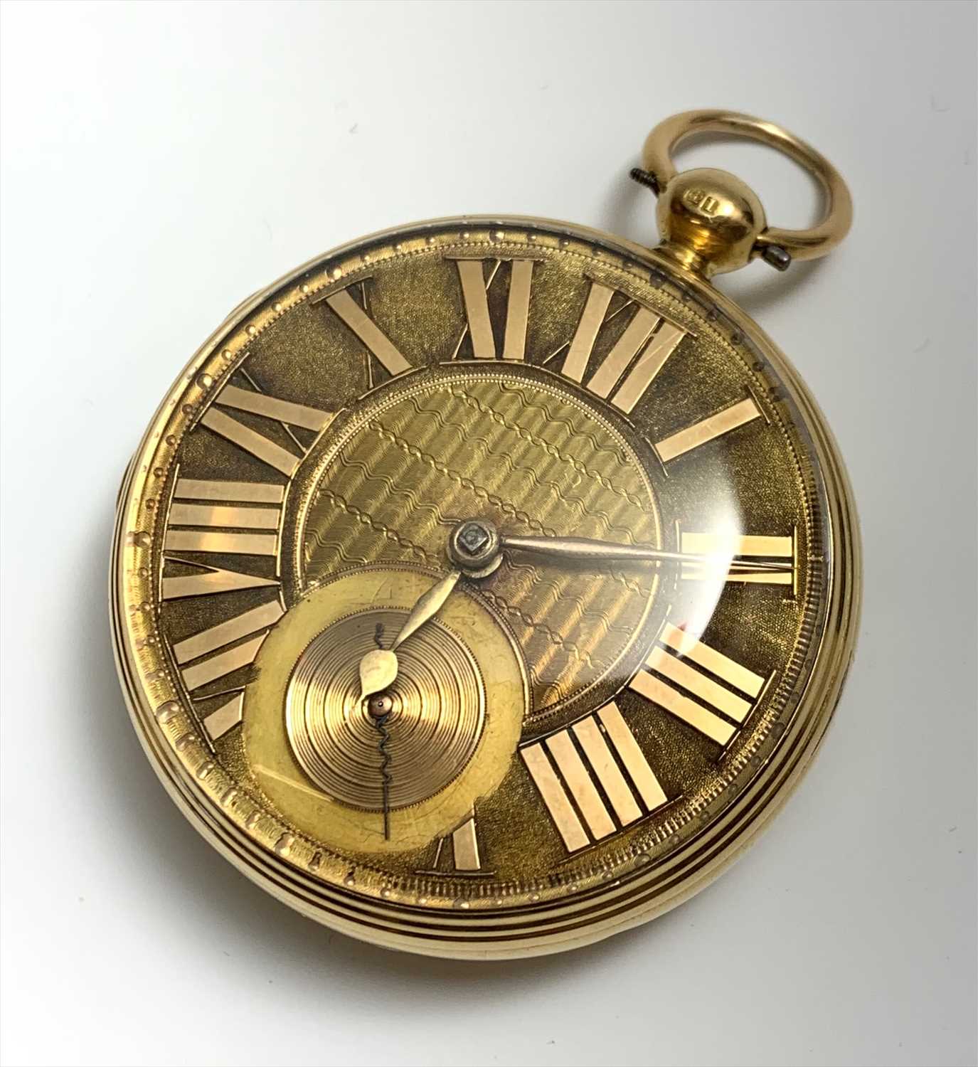 Lot 2517 - A fine and large George III 18ct Gold Keywind...
