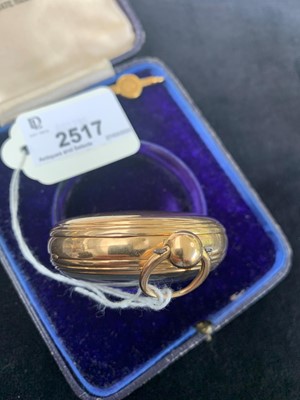 Lot 2517 - A fine and large George III 18ct Gold Keywind...
