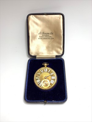 Lot 2517 - A fine and large George III 18ct Gold Keywind...