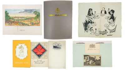 Lot 171 - 'Cunard' menus.