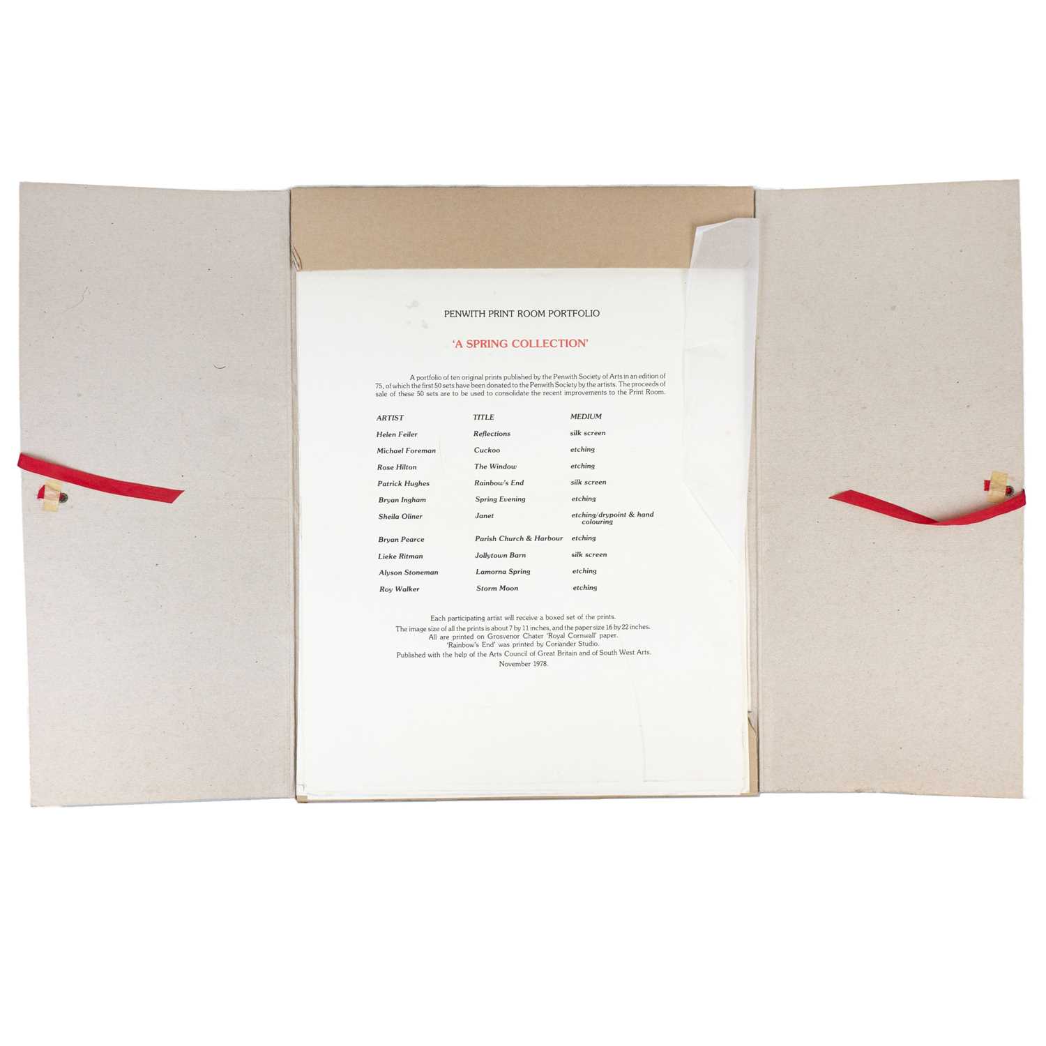 Lot 94 - PENWITH PRINT ROOM PORTFOLIO