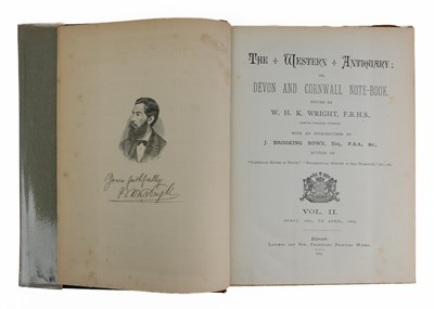 Lot 17 - 'The Western Antiquary; Or, Devon and Cornwall Note-Book,'