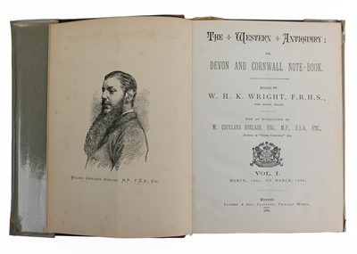Lot 17 - 'The Western Antiquary; Or, Devon and Cornwall Note-Book,'