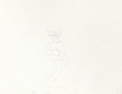 Lot 72 - The Beatles; Yellow Submarine sketch.