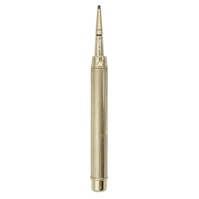 Lot 378 - A 9ct George V propelling pencil by Sampson Mordan & Co.