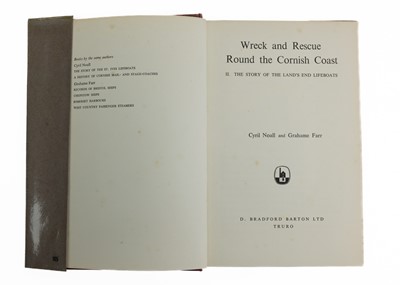 Lot 19 - Cornish shipwrecks and rescue.