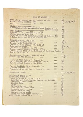 Lot 93 - 'Journal of the Railway & Canal Historical Society'