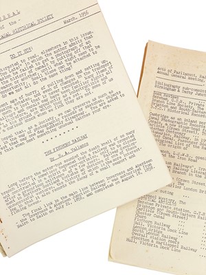 Lot 93 - 'Journal of the Railway & Canal Historical Society'