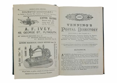 Lot 37 - Cornish directories.