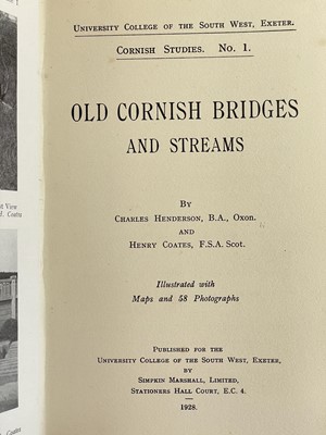 Lot 38 - Antiquities, architecture and history of Cornwall.
