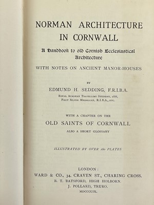 Lot 38 - Antiquities, architecture and history of Cornwall.