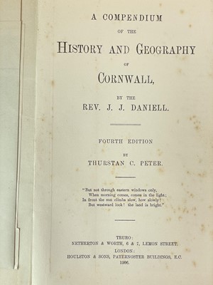 Lot 56 - Thirteen works on Cornwall.