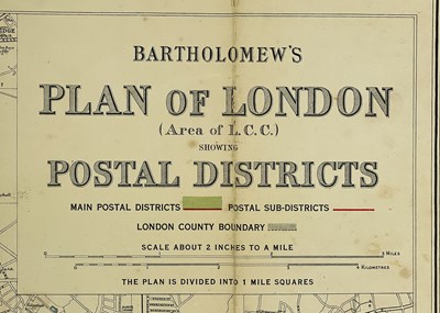 Lot 68 - 'Davies Map of the Environs of London'