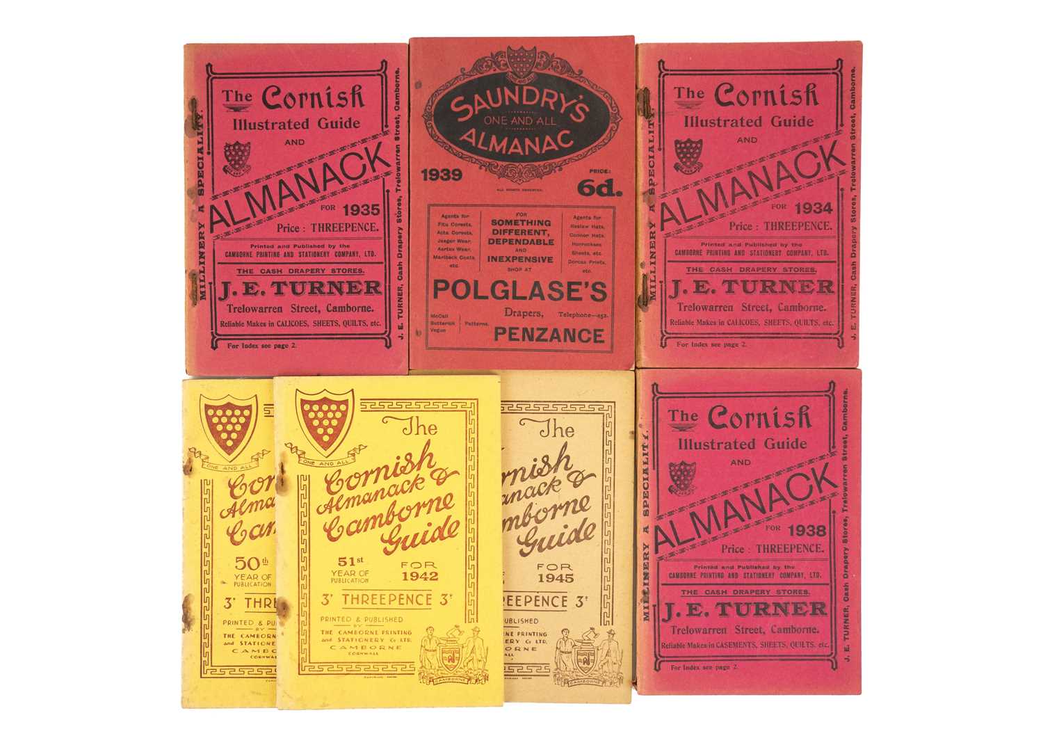 Lot 77 - 'The Cornish Almanack and Camborne Guide,'