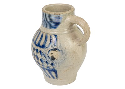 Lot 1029 - A German Westerwald stoneware jug.