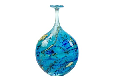 Lot 38 - Peter Layton (1940) Studio glass bottle vase.
