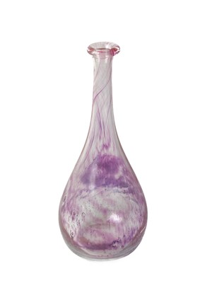 Lot 27 - Lesley Clarke studio glass squat vase.