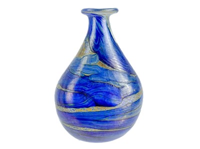 Lot 32 - A Norman Stuart Clarke iridescent art glass vase.