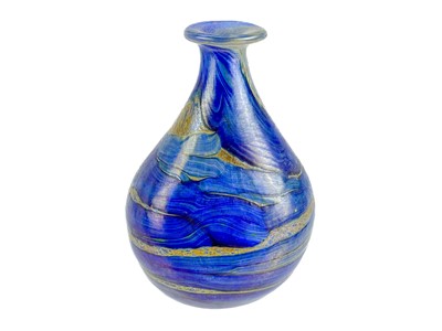 Lot 32 - A Norman Stuart Clarke iridescent art glass vase.