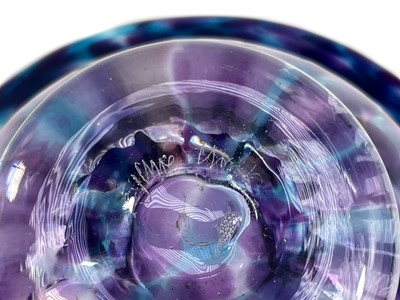 Lot 16 - Jane Gilchrist studio glass dish.