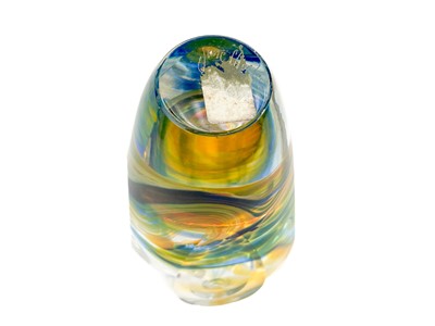 Lot 16 - Jane Gilchrist studio glass dish.