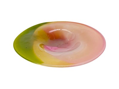 Lot 16 - Jane Gilchrist studio glass dish.