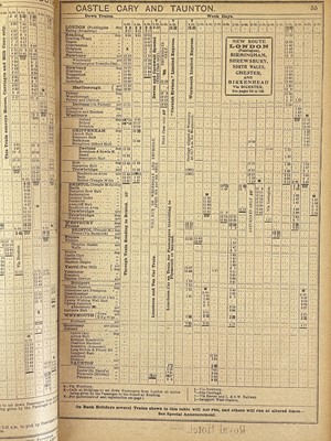 Lot 22 - Railway and GWR.