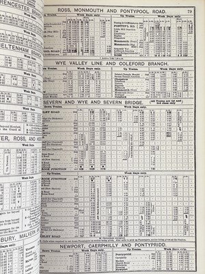 Lot 22 - Railway and GWR.