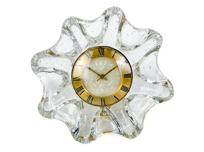 Lot 558 - A clock with French movement retailed by Dunhill